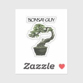 Adesivo Citação engraçada do cara do bonsai para amantes d