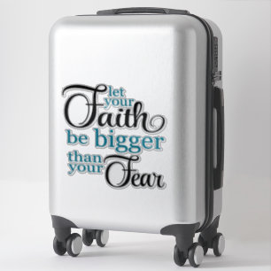 Adesivo Citação Faith 