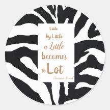 Citação Inspiracional Preta e Branca.