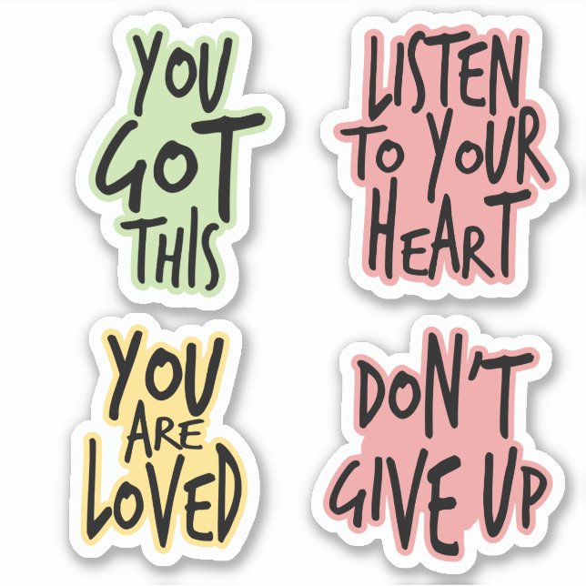 ADESIVO CITAÇÃO INSPIRATIVA COLORIDA (Frente)