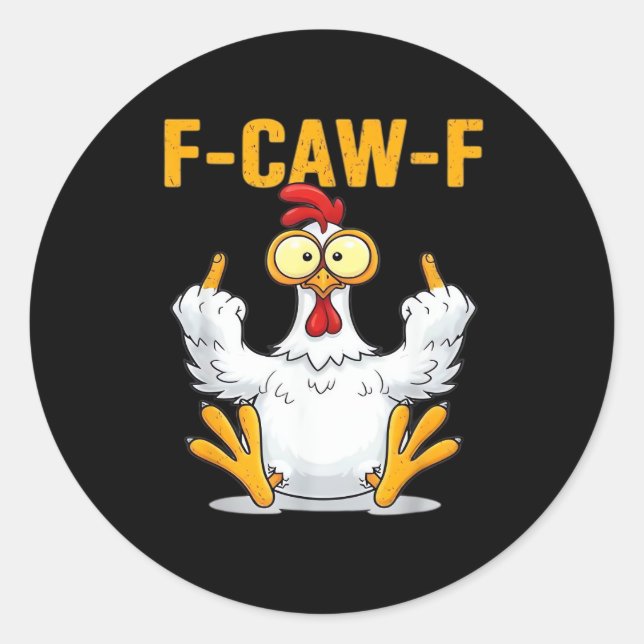 Adesivo Citação Meme do Galo Clássico (Frente)
