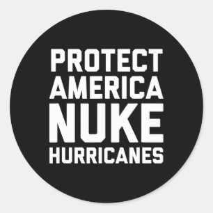 Adesivo Citação Patriótica Proteger a América Nuke Furacõe