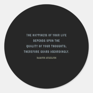 Adesivo Citação Por Marcus Aurelius, Quo Motivacional Mind