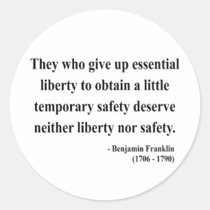 Adesivo Citações 1a de Ben Franklin