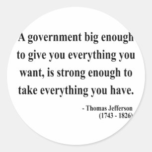 Adesivo Citações 1a de Thomas Jefferson