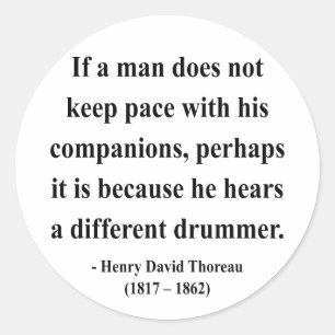 Adesivo Citações 4a de Thoreau