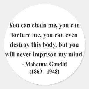 Adesivo Citações 7a de Gandhi
