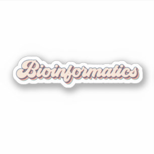 Adesivo Citações de Bioinformática,  Ditados de Bioinformá