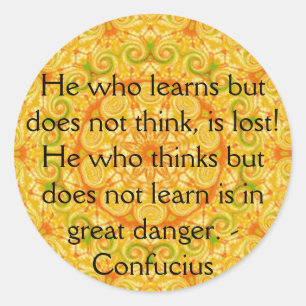 Adesivo Citações de Confucius - sabedoria wearable