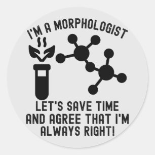 Adesivo Citações de Morfologia1, Eu Amo Morfologia