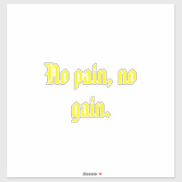 Adesivo Citações de Motivação GYM E Castanho Claro