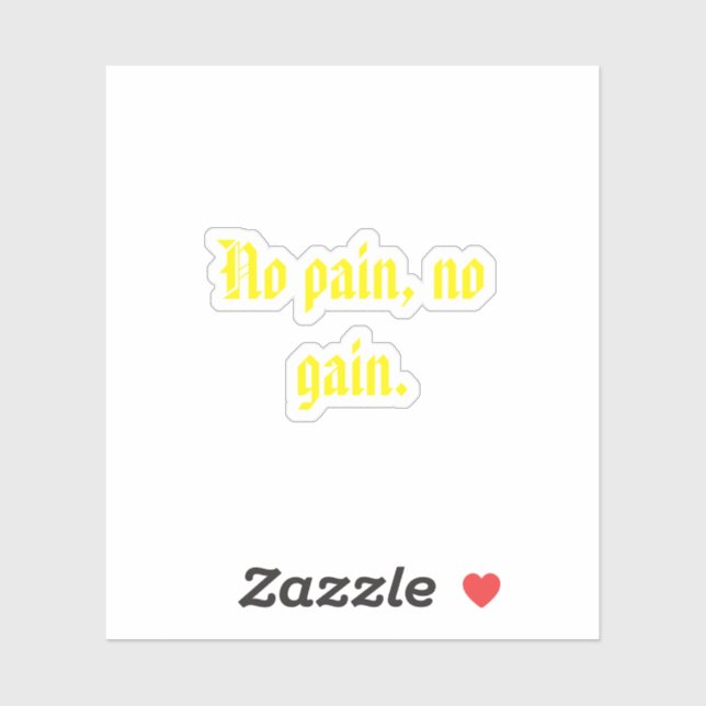 Adesivo Citações de Motivação GYM E Castanho Claro (Folha)