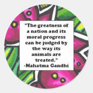 Adesivo Citações do vegetariano