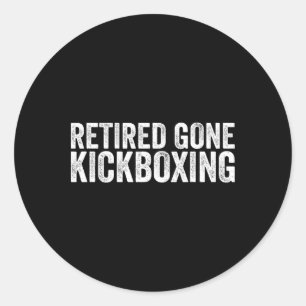 Adesivo Citações engraçadas de quem ama Kickboxing Muay Th