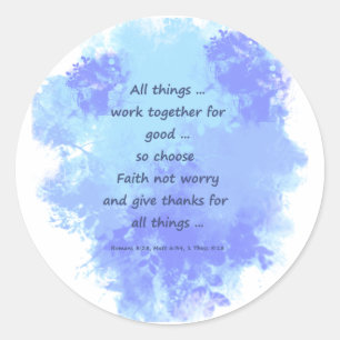 Adesivo Citações inspiradas da escritura da bíblia