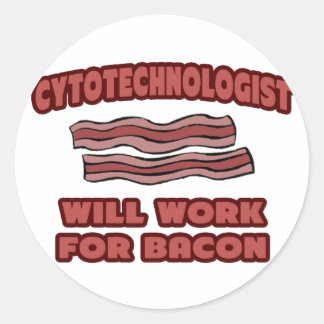 Adesivo Citotecnólogo ... Trabalhará Para Bacon
