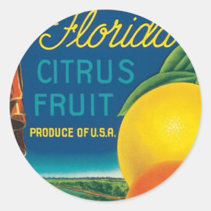 Adesivo Citrinos de Eureka Florida