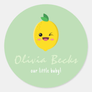 Adesivo Citrus Lemon Chá de fraldas