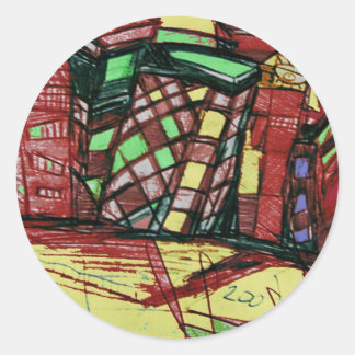 Adesivo CITY ISLAND red