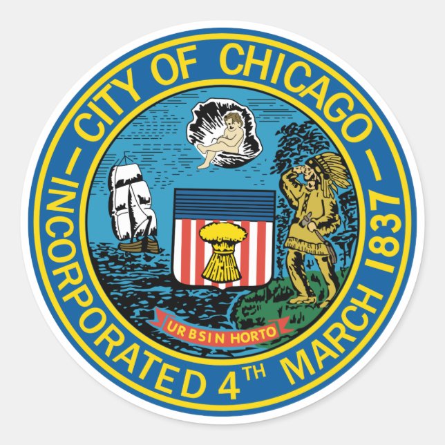 Adesivo City of Chicago Seal (Frente)