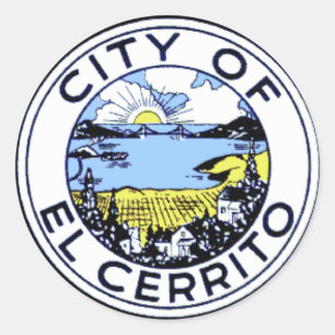 Adesivo City Seal de El Cerrito, Califórnia