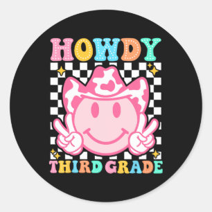 Adesivo Ck De Volta à Escola Howdy Terceira Série Western