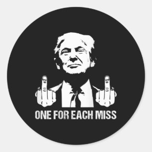 Adesivo (ck) Trump Uma Para Cada Camiseta Miss Trump Voto 