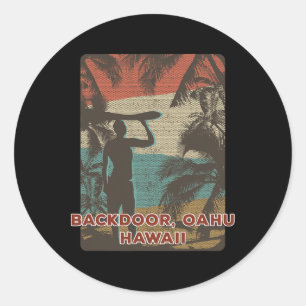 Adesivo Ckdoor Oahu Havaí Surf Vintage Praia Coco T