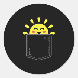 Adesivo Cket De Sol Feliz Sol De Verão Ins Motivacional