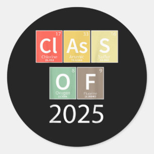 Adesivo Cl De 2025 Graduação De Química Periódica De Mesa