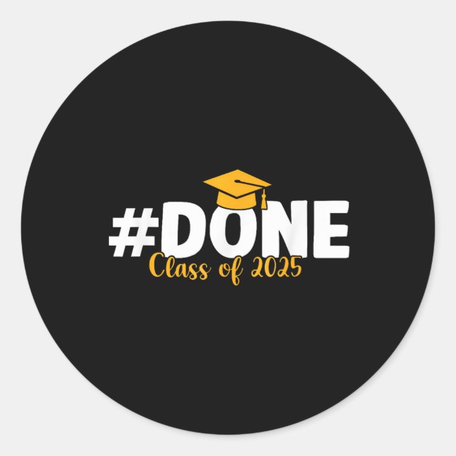 Adesivo Cl De 2025 Graduação - Formando 2025 (Frente)