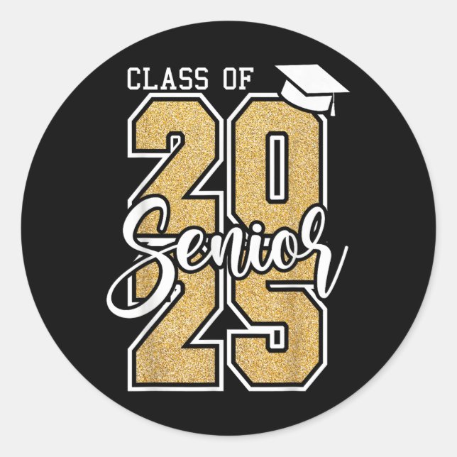 Adesivo Cl De 2025 Mais velho College Segundo grau Graduat (Frente)