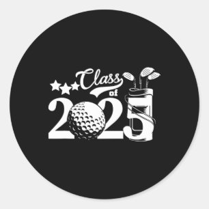 Adesivo Cl De 2025 Mais velho De Graduação 2025 Golfer Gol