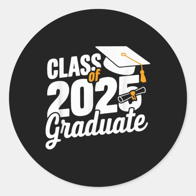 Adesivo Cl De Graduação Do Formando 2025 (Frente)
