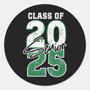 Adesivo Cl Do Mais velho 2025 - Graduação 2025 Verde