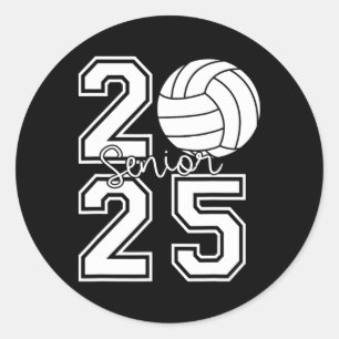 Adesivo Cl Do Mais velho De Graduação De 2025 Volleyll Cl