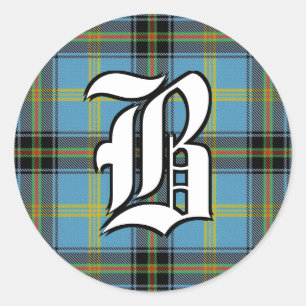 Adesivo Clã Clã Bell Tartan Monograma