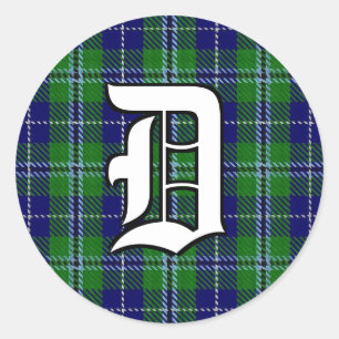 Adesivo Clã Clã Douglas Tartan Monograma