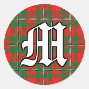 Adesivo Clã Clã Gregor MacGregor Tartan Monograma