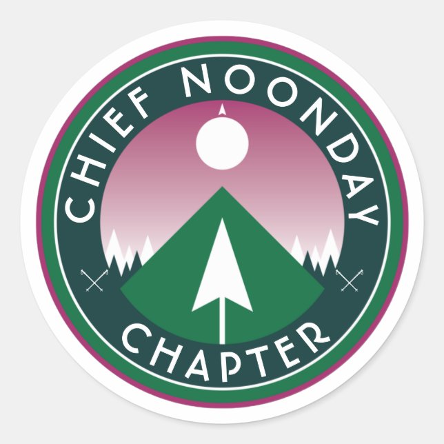 Adesivo cla do clube de caminhada personalizável de capítu (Frente)