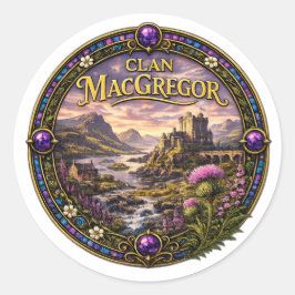 Adesivo Clã Escocês MacGregor
