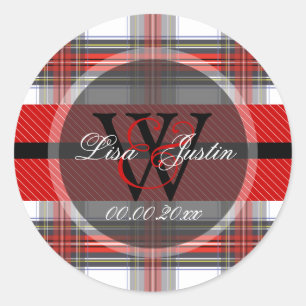 Adesivo Clã Stewart tartan PIxDezines