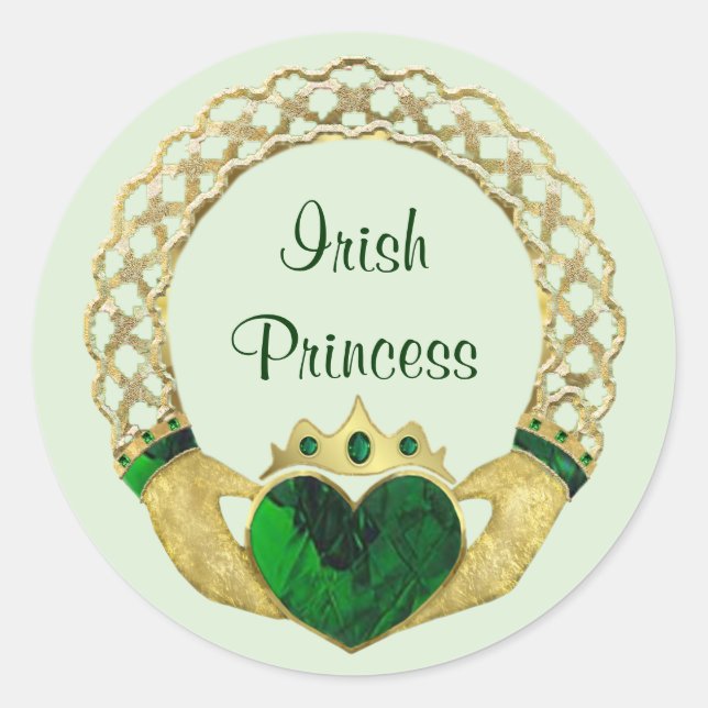 Adesivo Claddagh Princess (Frente)