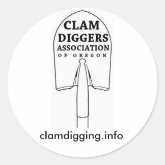 Adesivo Clam Diggers Association Bumper Sticker