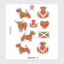Adesivo Clan Adair Tartan Sticker
