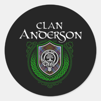 Adesivo Clan Anderson Scottish Family Tartan