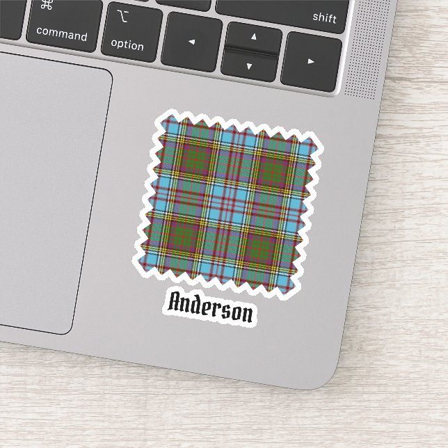 Adesivo Clan Anderson Tartan Sticker (Detalhe)