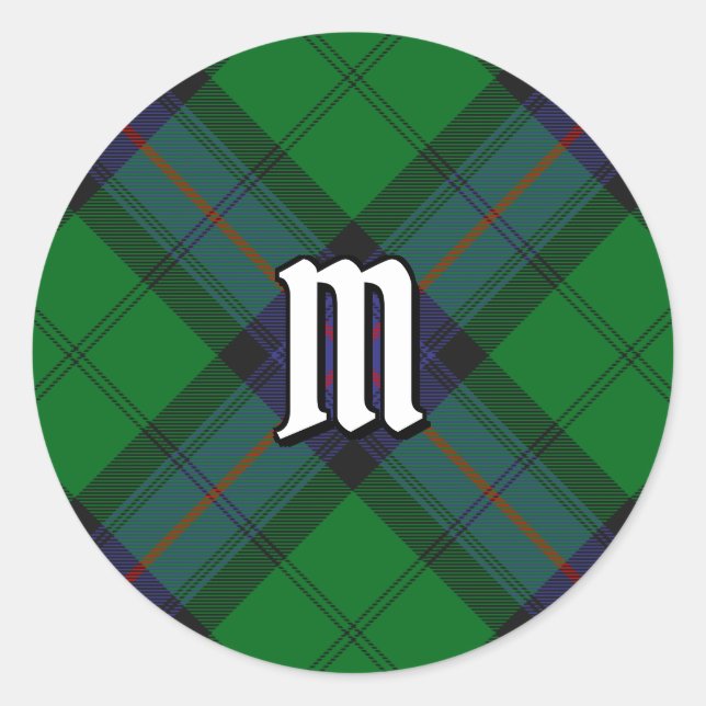 Adesivo Clan Armstrong Tartan Classic Round Sticker (Frente)