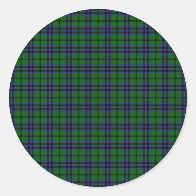 Adesivo Clan Austin Tartan (Frente)