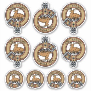 Adesivo Clan Blair Crest Sticker Set